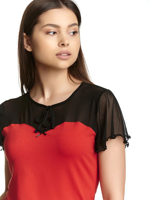 Nastrovje Potsdam Pussy Deluxe Red Lovley Chic Damen T-Shirt rot Nur noch ein Tag übrig