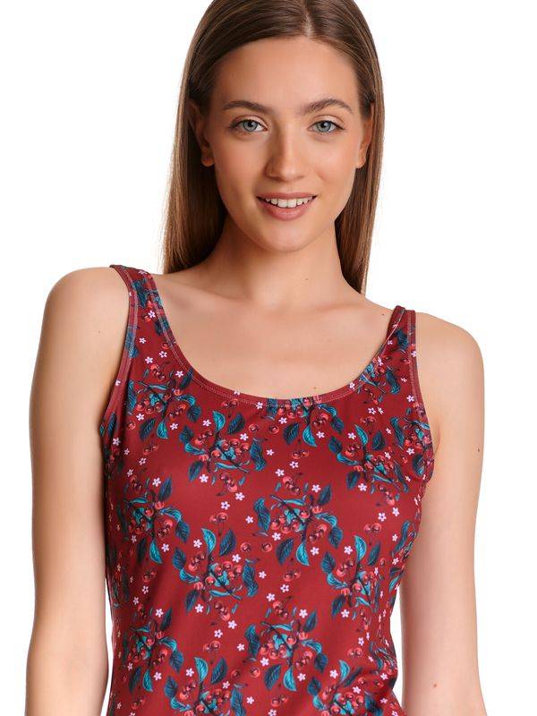 Nastrovje Potsdam Pussy Deluxe Wild Cherry Damen Strandkleid rot allover Super Rabatt
