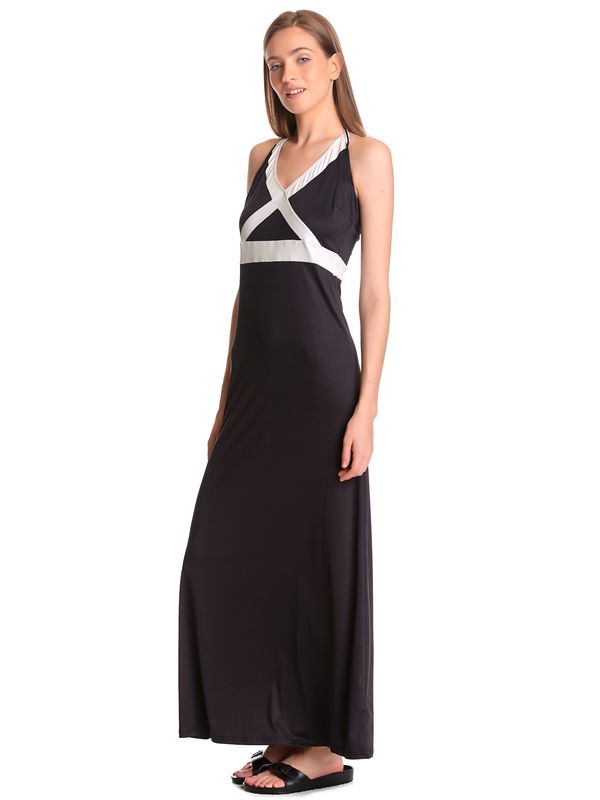 Nastrovje Potsdam Pussy Deluxe Criss Cross Damen Strandkleid schwarz/weiß Riesige Rabatte