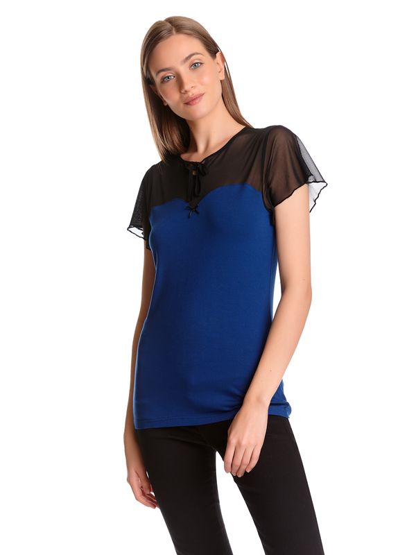 Nastrovje Potsdam Pussy Deluxe Blue Lovely Chic Damen T-Shirt blau Begrenzt auf 3 Tage