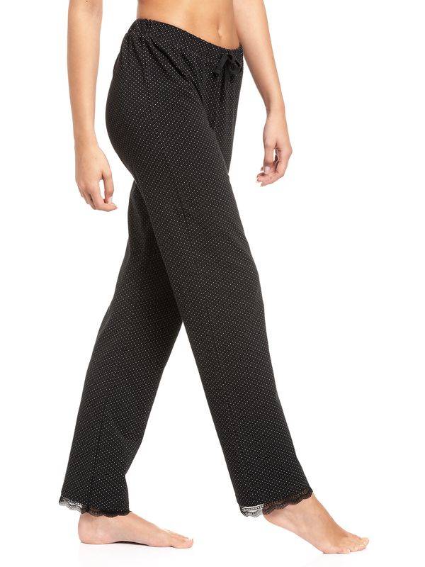 Nastrovje Potsdam Pussy Deluxe Dotties Damen Schlafhose schwarz allover Im Verkauf
