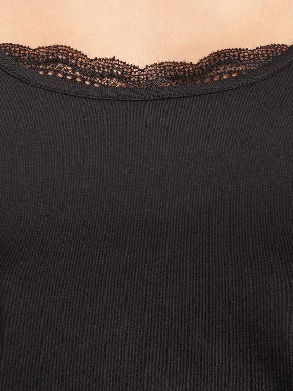 Nastrovje Potsdam Pussy Deluxe Dotties Damen Pyjama schwarz allover zollfrei
