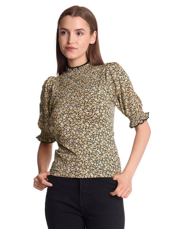 Nastrovje Potsdam Vive Maria Golden Day Smoke Damen Blusenshirt dunkelgelb allover Jubiläumsangebot