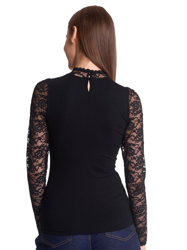 Nastrovje Potsdam Vive Maria Lace Vamp Damen Spitzenshirt schwarz Lagerräumung