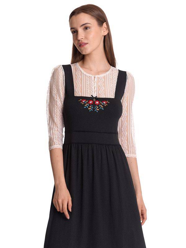 Nastrovje Potsdam Vive Maria Meadow Girl Damen A-Linien-Kleid creme/schwarz Top Angebot