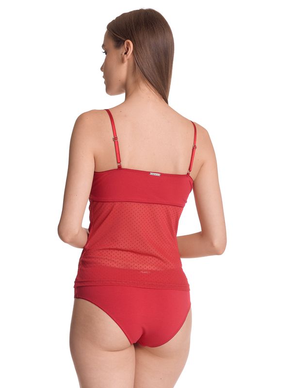 Nastrovje Potsdam Vive Maria Red Boudoir Damen Wäscheset: Top mit Panty rot Große Rabatte