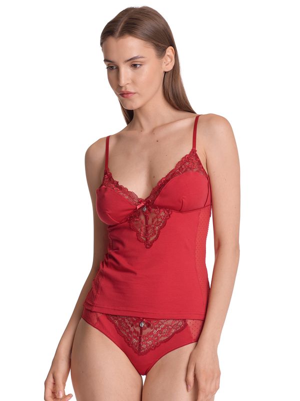 Nastrovje Potsdam Vive Maria Red Boudoir Damen Wäscheset: Top mit Panty rot Große Rabatte