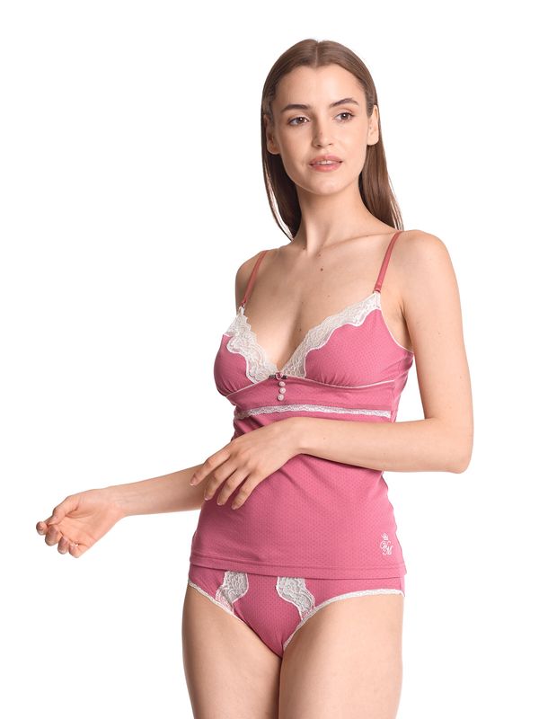 Nastrovje Potsdam Vive Maria Pink Princess Damen Wäscheset: Top mit Panty pink Tägliche Deals