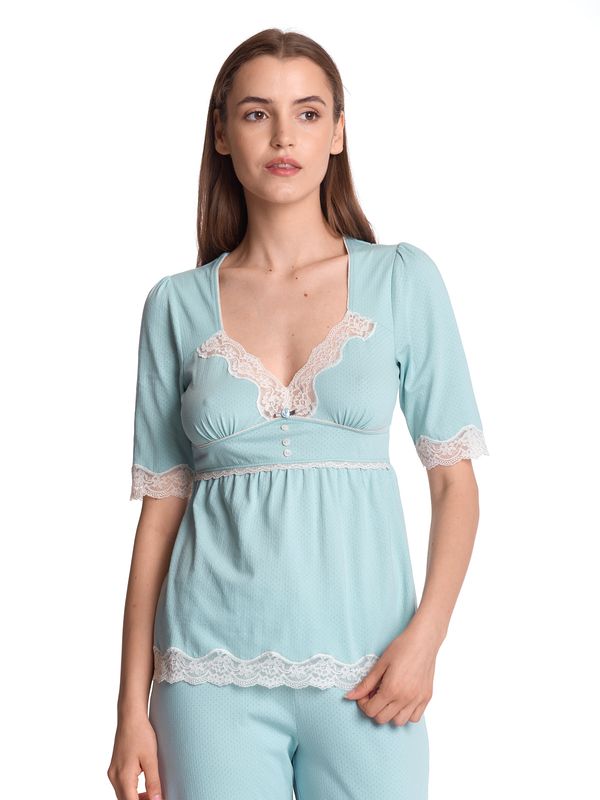 Nastrovje Potsdam Vive Maria My Nostalgia Damen Pyjama blau Begrenzte Freigabe