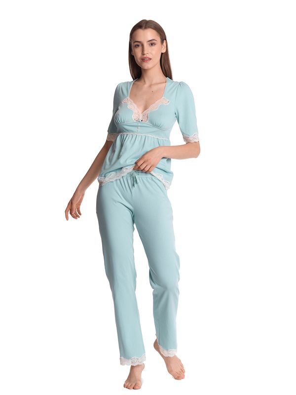 Nastrovje Potsdam Vive Maria My Nostalgia Damen Pyjama blau Begrenzte Freigabe
