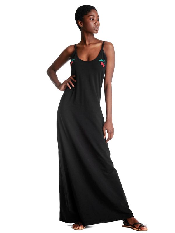 Nastrovje Potsdam Pussy Deluxe Cherry Long Damen Trägerkleid schwarz JETZT KAUFEN