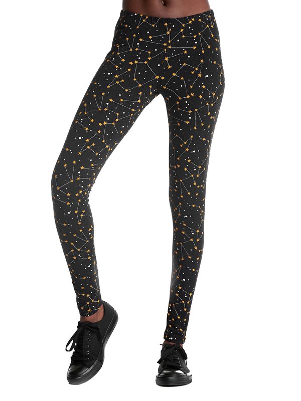 Nastrovje Potsdam Pussy Deluxe Celestial Stars Damen Leggings schwarz allover Bis zu 65% Rabatt