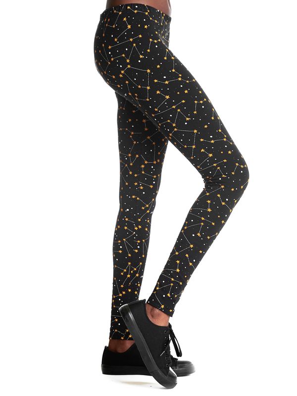 Nastrovje Potsdam Pussy Deluxe Celestial Stars Damen Leggings schwarz allover Bis zu 65% Rabatt