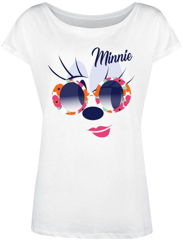 Nastrovje Potsdam Mickey & Minnie Mouse St. Tropez Damen Loose-Shirt weiss