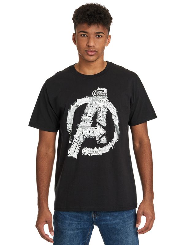 Nastrovje Potsdam The Avengers Avengers Logo Herren T-Shirt schwarz