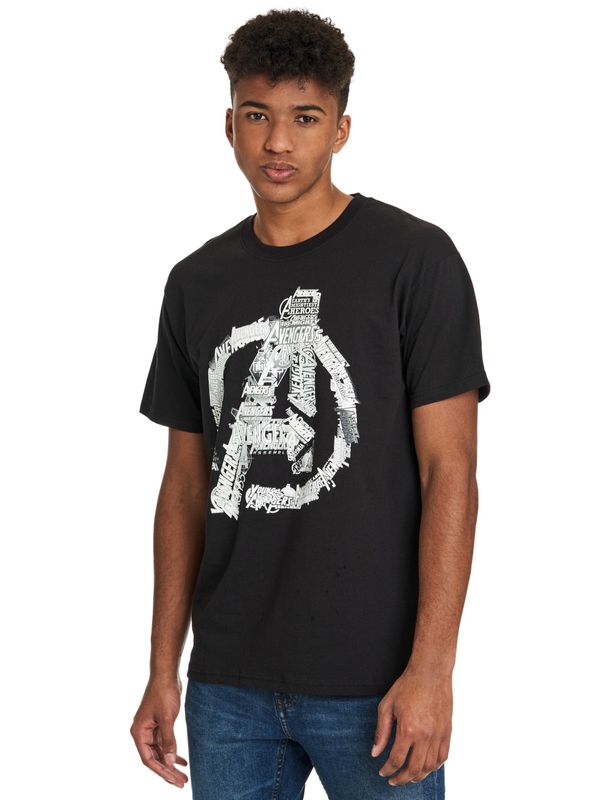Nastrovje Potsdam The Avengers Avengers Logo Herren T-Shirt schwarz Jubiläumsangebot
