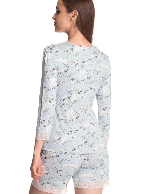 Nastrovje Potsdam Vive Maria Blue Sky Damen Pyjama blau allover Top Angebot