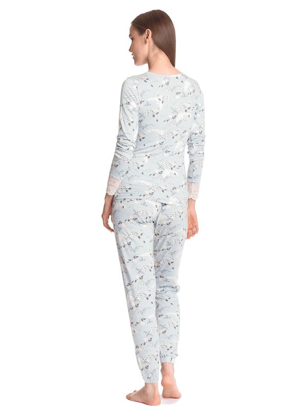 Nastrovje Potsdam Vive Maria Blue Dawn Damen Pyjama blau allover Online Outlet