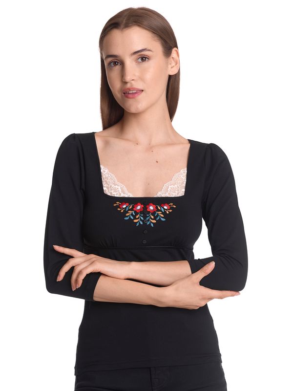 Nastrovje Potsdam Vive Maria Meadow Love Damen Langarmshirt schwarz Bestseller