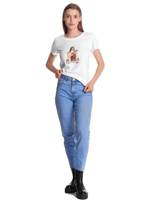 Nastrovje Potsdam Vive Maria Holy Therese Damen T-Shirt weiss Riesige Ersparnisse