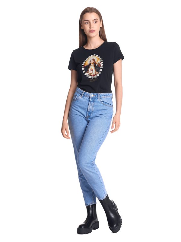 Nastrovje Potsdam Vive Maria Holy Love Damen T-Shirt schwarz Wochenangebot