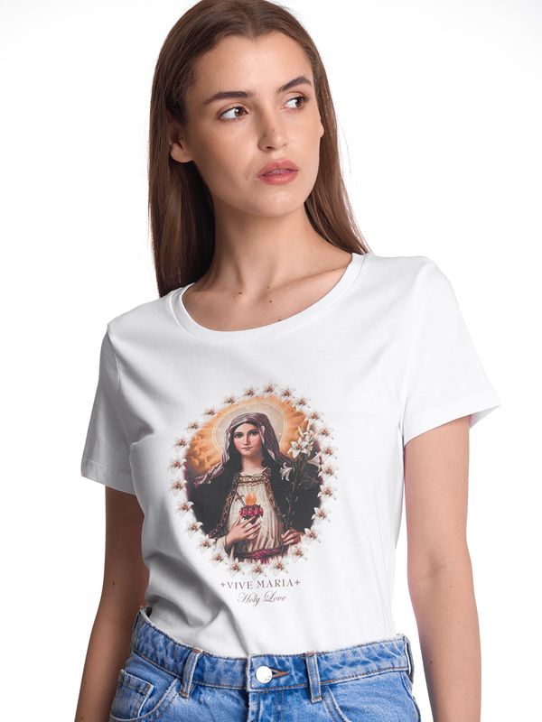 Nastrovje Potsdam Vive Maria Holy Love Damen T-Shirt weiss Begrenzte Freigabe