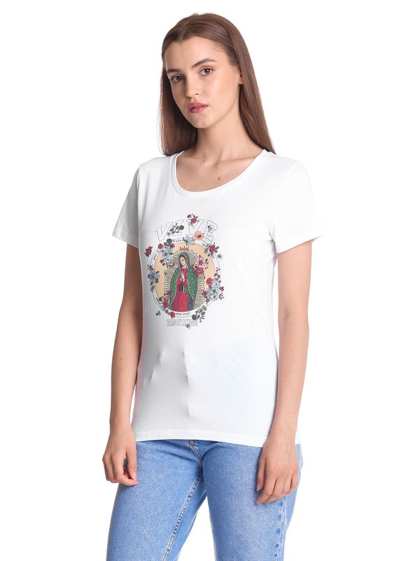 Nastrovje Potsdam Vive Maria College Maria Damen T-Shirt weiss Letzte 3 Tage