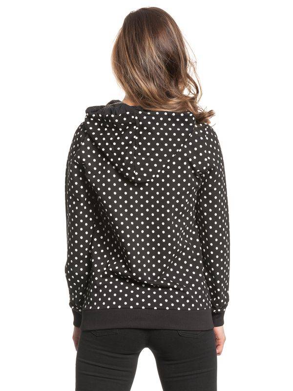 Nastrovje Potsdam Pussy Deluxe Big Cherry Damen Kapuzensweatshirt schwarz allover Black Friday Preise