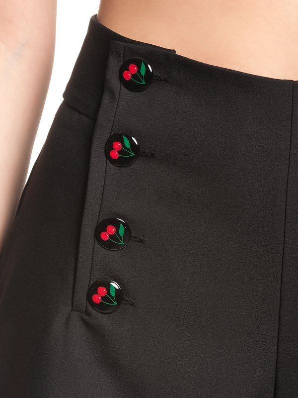 Nastrovje Potsdam Pussy Deluxe Cherries Damen Shorts schwarz Im Verkauf