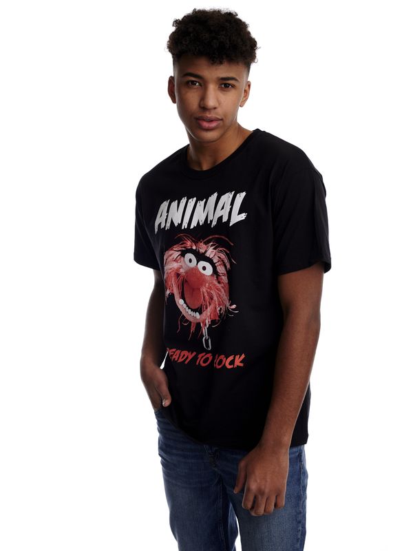 Nastrovje Potsdam The Muppets Ready To Rock Herren T-Shirt schwarz Rabatte dieses Monats