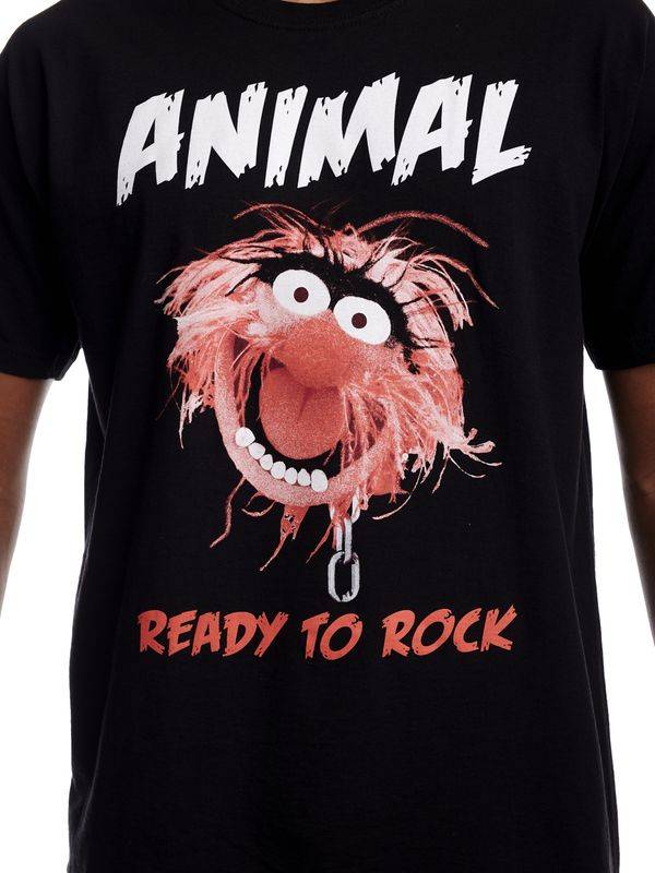 Nastrovje Potsdam The Muppets Ready To Rock Herren T-Shirt schwarz Rabatte dieses Monats
