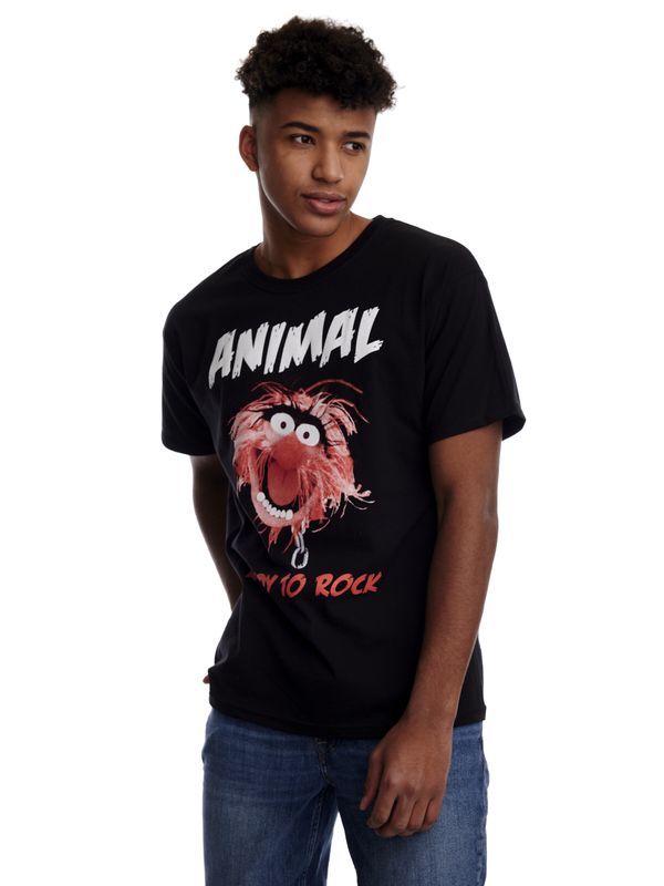 Nastrovje Potsdam The Muppets Ready To Rock Herren T-Shirt schwarz Rabatte dieses Monats