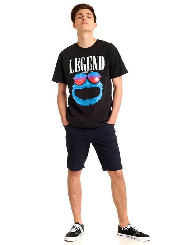 Nastrovje Potsdam Sesamstrasse Cookie Legend Herren T-Shirt schwarz Online