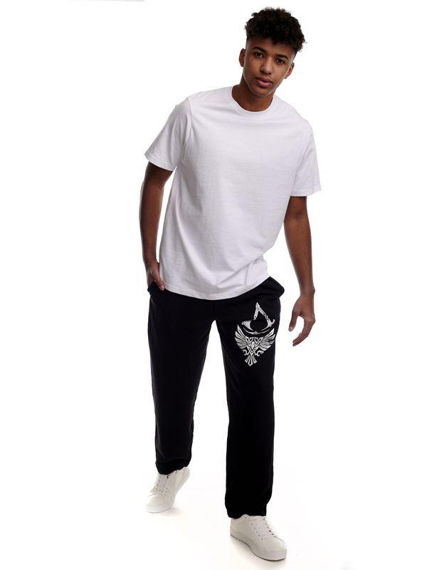 Nastrovje Potsdam Assassins Creed Valhalla Raven & Symbol Herren Jogginghose schwarz Auslauf