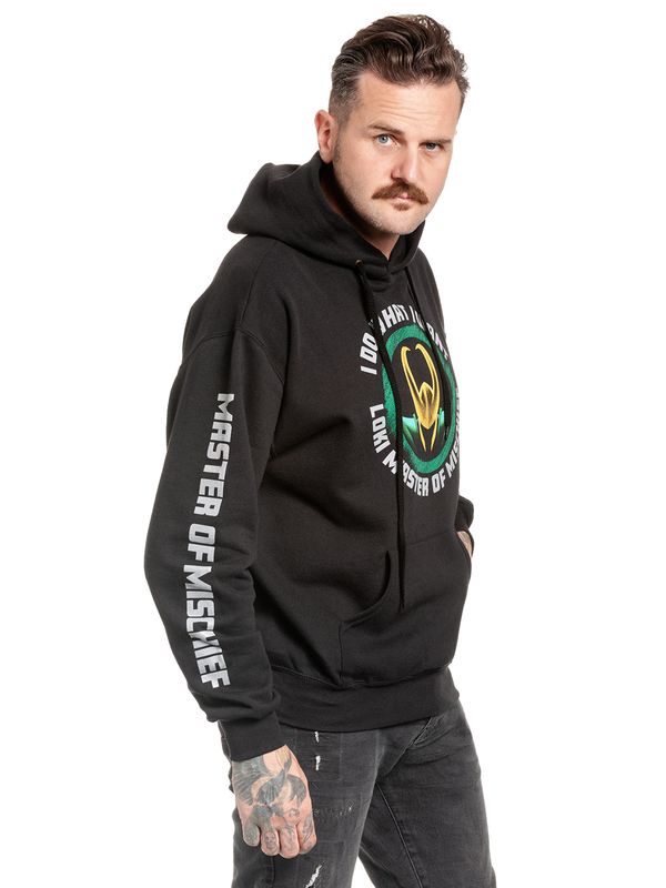 Nastrovje Potsdam Loki Master Of Mischief Herren Kapuzensweatshirt schwarz Verkauf