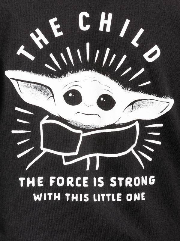 Nastrovje Potsdam The Mandalorian Baby Yoda Herren Kapuzensweatjacke schwarz Hotsell