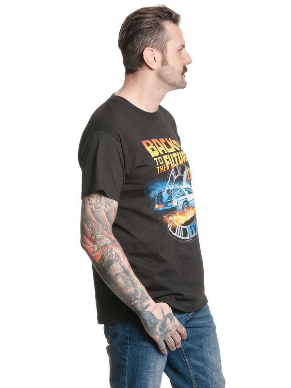 Nastrovje Potsdam Back To The Future Time Herren T-Shirt schwarz Schlussverkauf