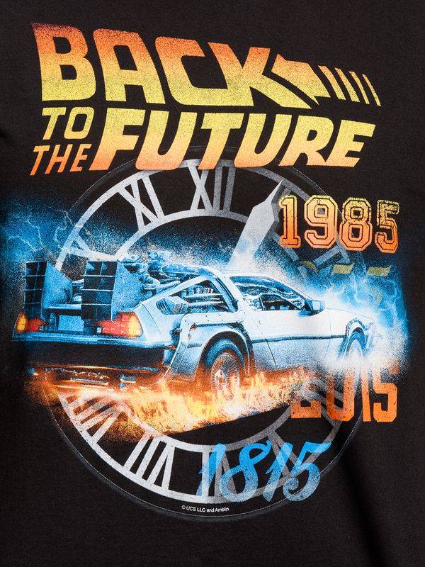 Nastrovje Potsdam Back To The Future Time Herren T-Shirt schwarz Schlussverkauf