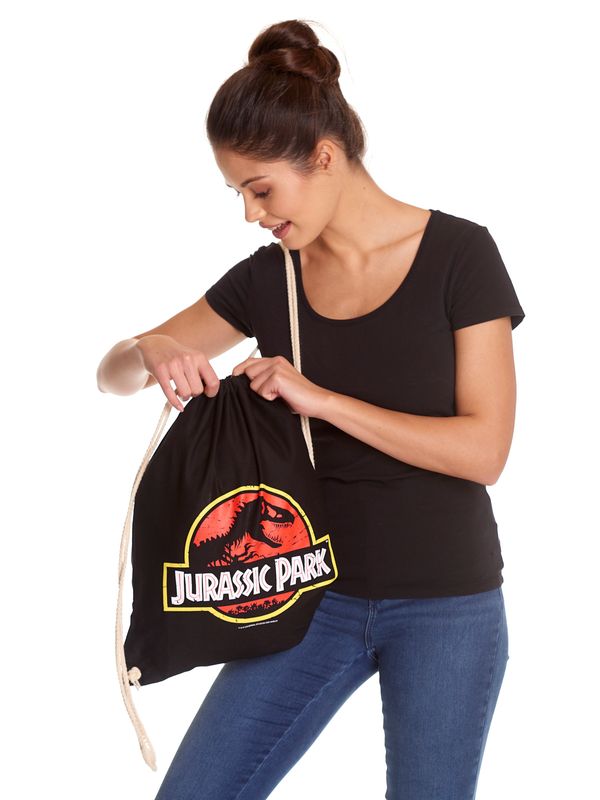 Nastrovje Potsdam Jurassic Park Logo Gymbag schwarz Meist gekauft