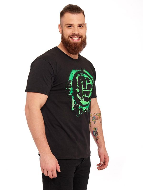 Nastrovje Potsdam The Hulk Punch Herren T-Shirt schwarz NH Fabrik Onlineshop