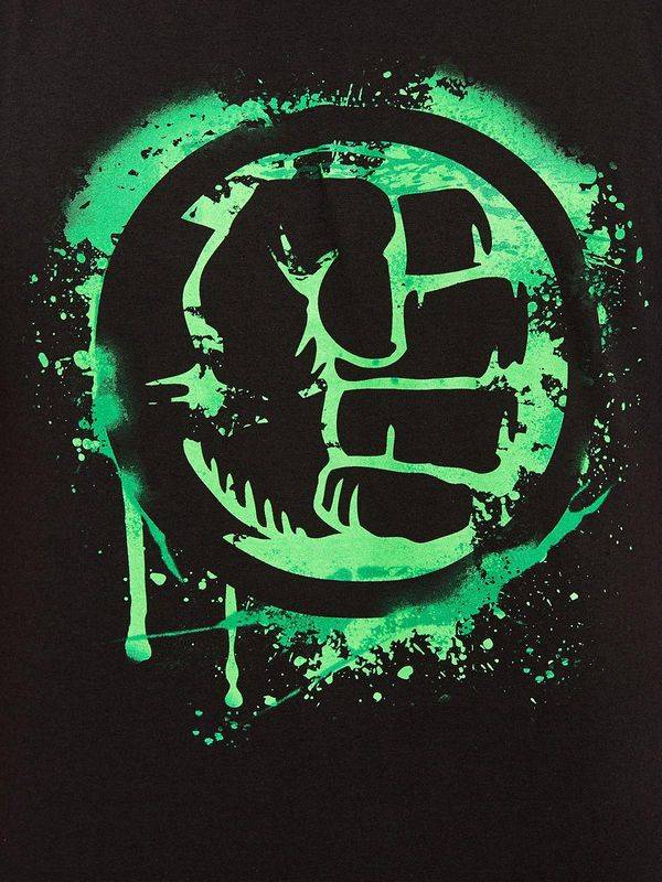 Nastrovje Potsdam The Hulk Punch Herren T-Shirt schwarz NH Fabrik Onlineshop