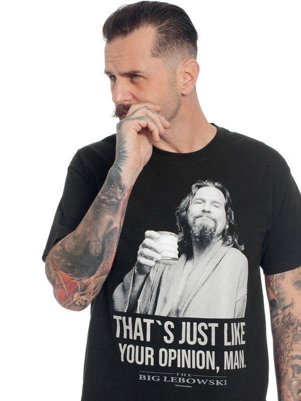 Nastrovje Potsdam The Big Lebowski Dude Herren T-Shirt schwarz Günstig kaufen