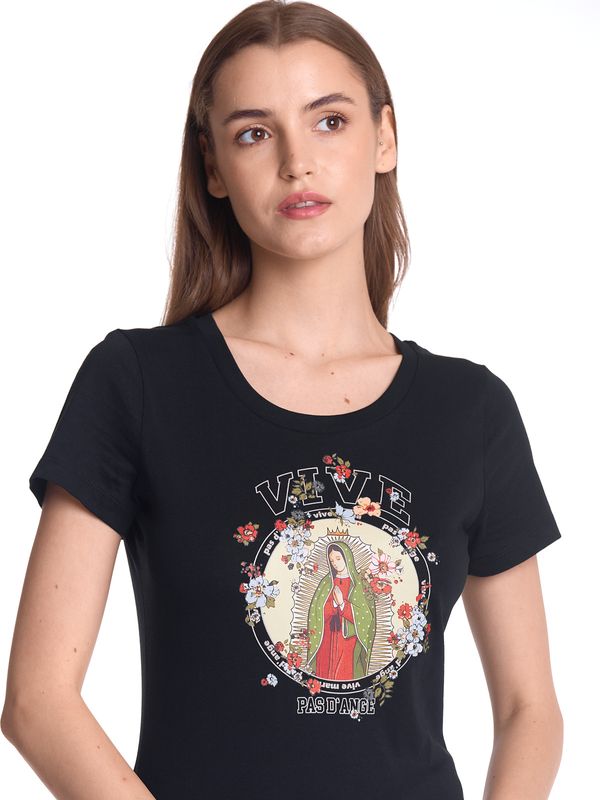 Nastrovje Potsdam Vive Maria College Maria Damen T-Shirt schwarz Cyber Monday