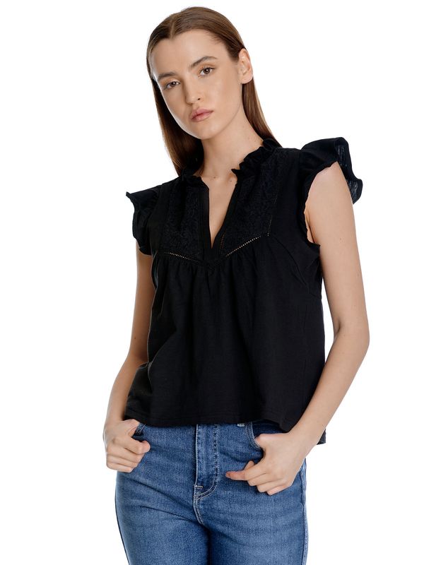 Nastrovje Potsdam Vive Maria Summer Day Damen Shirtbluse schwarz