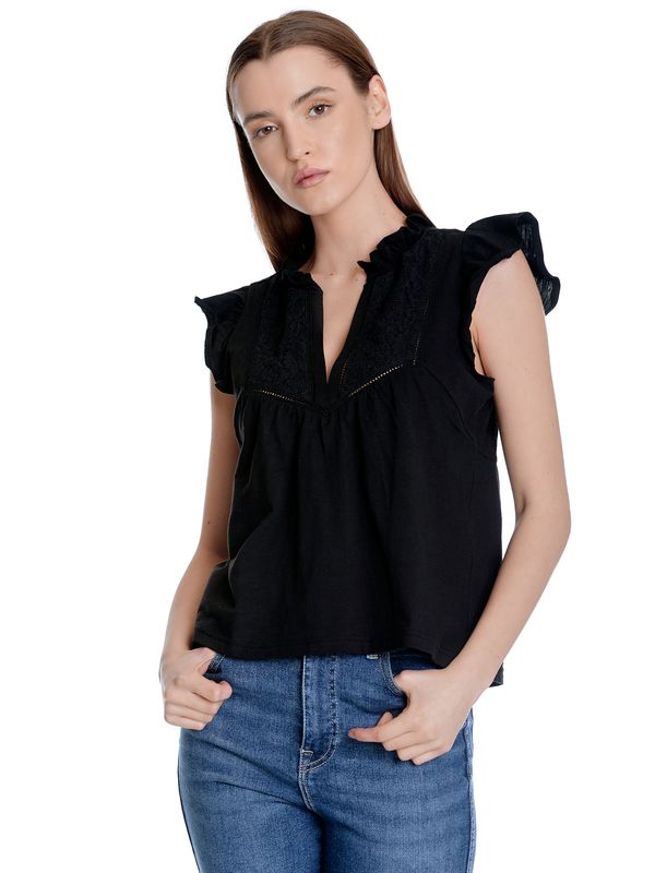 Nastrovje Potsdam Vive Maria Summer Day Damen Shirtbluse schwarz Jubiläumsangebot