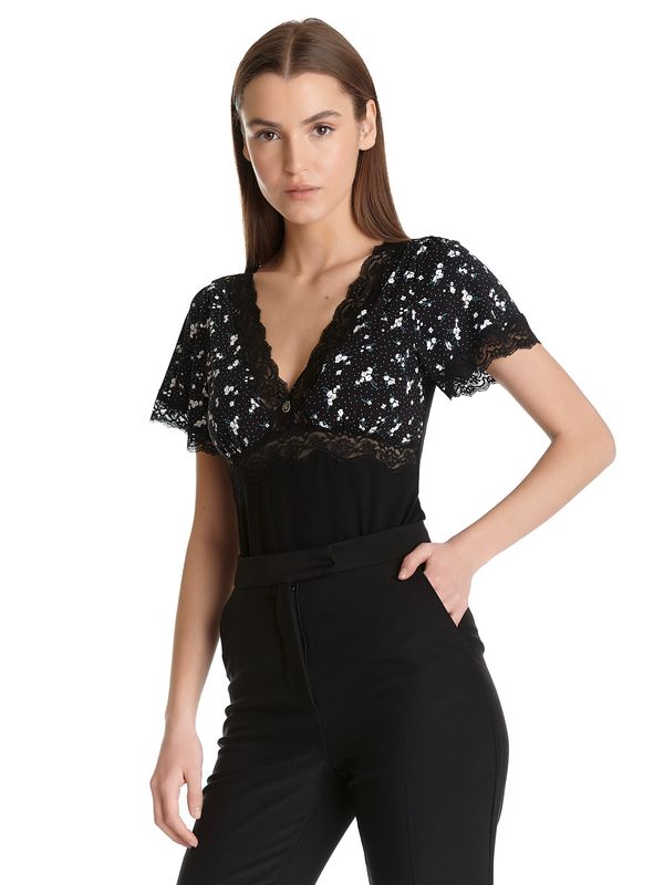 Nastrovje Potsdam Vive Maria Valérie In Paris Damen T-Shirt schwarz allover Neueste Mode