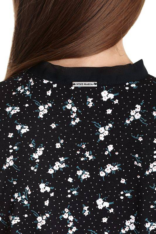 Nastrovje Potsdam Vive Maria Ma Valérie Damen Schlupfbluse schwarz allover Online Outlet