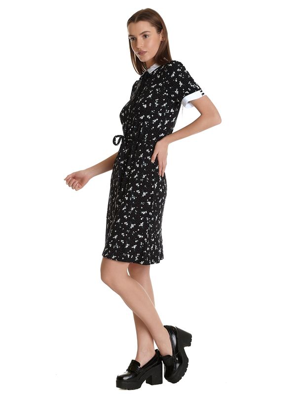 Nastrovje Potsdam Vive Maria Ma Valérie Damen A-Linien-Kleid schwarz allover Blitzangebot