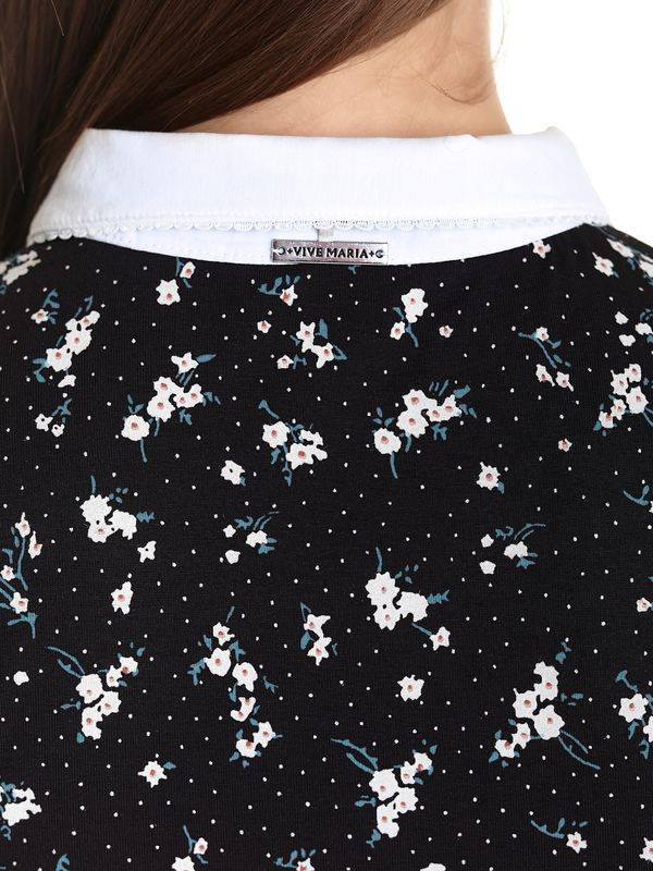 Nastrovje Potsdam Vive Maria Ma Valérie Damen A-Linien-Kleid schwarz allover Blitzangebot