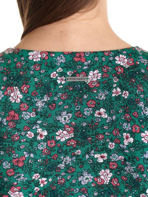 Nastrovje Potsdam Vive Maria Garden Of Eden Damen T-Shirt grün allover Räumungsverkauf